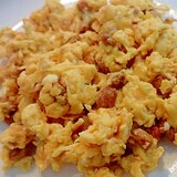 ❤ドライ納豆とおかかの炒り卵❤
